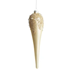 Champagne Icicle Hanging Long Drop Decoration Discount