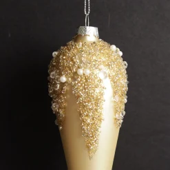 Champagne Icicle Hanging Long Drop Decoration Discount