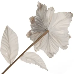 Champagne Magnolia Flower Stem with Glitter Sequin Tips Store