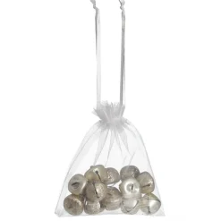 Champagne Mini Jingle Bell Decorations - Bag of 15 Online
