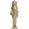Champagne Polyresin Nutcracker with Presents Clearance