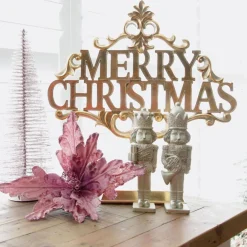 Champagne Polyresin Nutcracker with French Horn Outlet