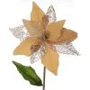 Champagne Velvet Sequin Flower Sale