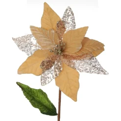 Champagne Velvet Sequin Flower Sale