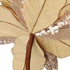 Champagne Velvet Sequin Flower Sale