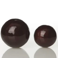 Chocolate Capiz Decor Ball New