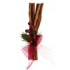 Christmas Cinnamon Stick Bunch with Red Berry and Green Leaf Outlet