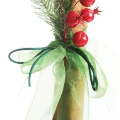 Christmas Cinnamon Stick Bunch with Snowy Pine New