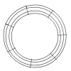 Christmas Craft Wire DIY Wreath Frame - 35.5cm Discount