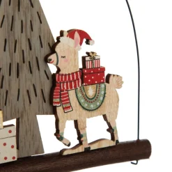 Christmas Llama Hanging Ornament with Tassel Best Sale