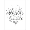 Christmas Sparkle Poster Print Fashion