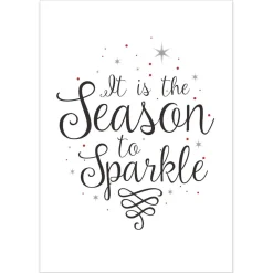 Christmas Sparkle Poster Print Fashion