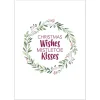 Christmas Wishes and Mistletoe Kisses Poster Print Outlet