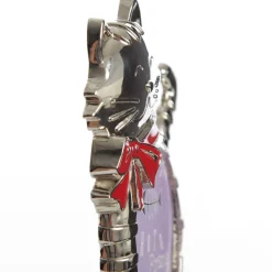 Chrome Cat Christmas Stocking Hanger with Photo Holder Sale