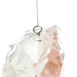 Clear Emerald Cut Gem Christmas Hanging Decoration Cheap