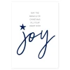 Coastal Christmas Joy Poster Store