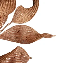 Copper Blush Curved Leaf Glitter Spray Shop