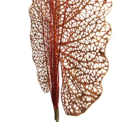 Copper Glitter Mesh Philodendron Leaf Pick Cheap