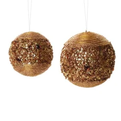 Copper Glitter Sequin Ball Outlet