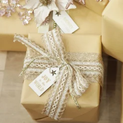 Cream and Natural Jute Decorative Braid Ribbon - Design B Cheap