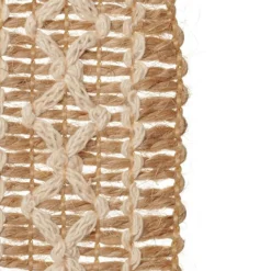 Cream and Natural Jute Decorative Braid Ribbon - Design B Cheap