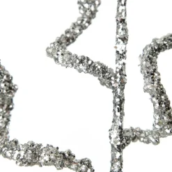 Curly Silver Beaded Glitter Pick Shop