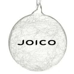 Customised Large Clear Glass Logo Decal Bauble Hot