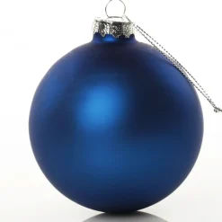 Customised Large Coloured Glass Logo Decal Bauble Clearance