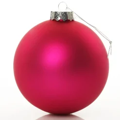 Customised Large Coloured Glass Logo Decal Bauble Clearance