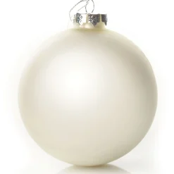 Customised Large Coloured Glass Logo Decal Bauble Clearance