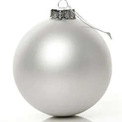 Customised Large Coloured Glass Logo Decal Bauble Clearance