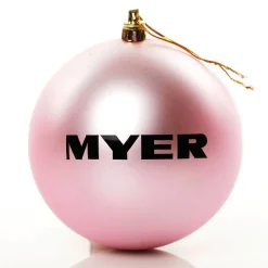 Customised Large Shatterproof Logo Decal Bauble - 10cm Shop