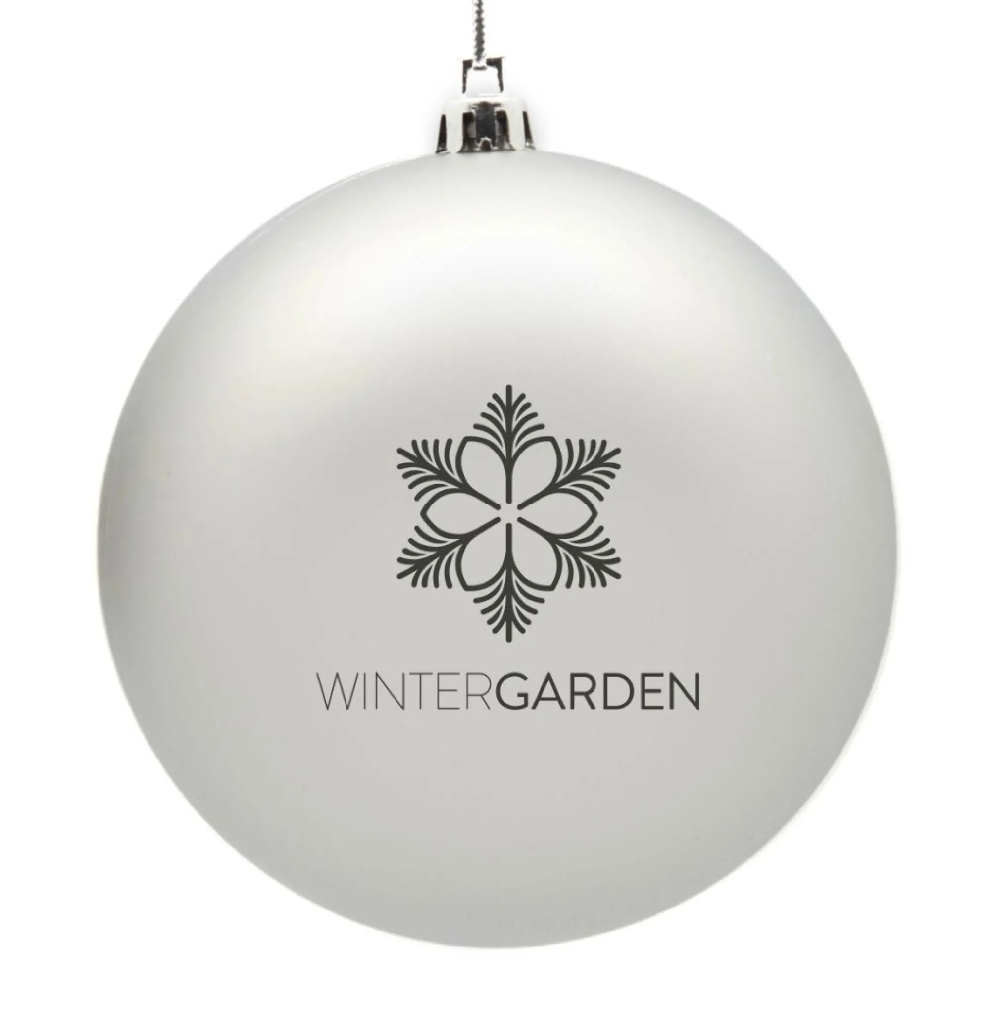 Customised Shatterproof Printed Logo Bauble - 10cm Online