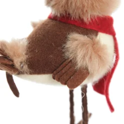 Cute Christmas Bird with Red Hat and Scarf Flash Sale