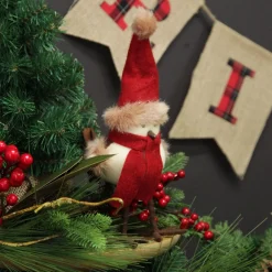 Cute Christmas Bird with Red Hat and Scarf Flash Sale