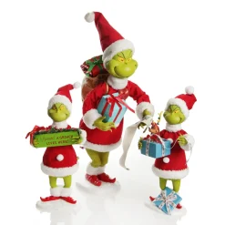 D56 Possible Dreams - Beware! A Grinch Lives Here Christmas Ornament New
