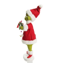 D56 Possible Dreams - Beware! A Grinch Lives Here Christmas Ornament New
