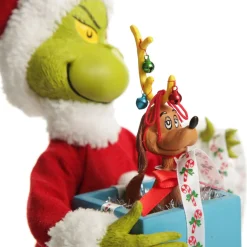 D56 Possible Dreams - Grinch and Max! Christmas Ornament Online