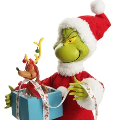 D56 Possible Dreams - Grinch and Max! Christmas Ornament Online