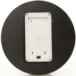 Dark Wood Base Glass Cloche with Reindeer New