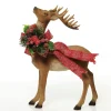 Deer Ornament with Red Bow - Left Discount