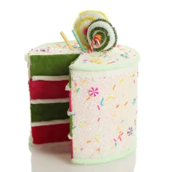 Delicious White Layered Cake Christmas Decoration Discount