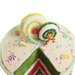 Delicious White Layered Cake Christmas Decoration Discount