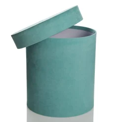 Deluxe Aqua Suede Round Giftbox Best Sale