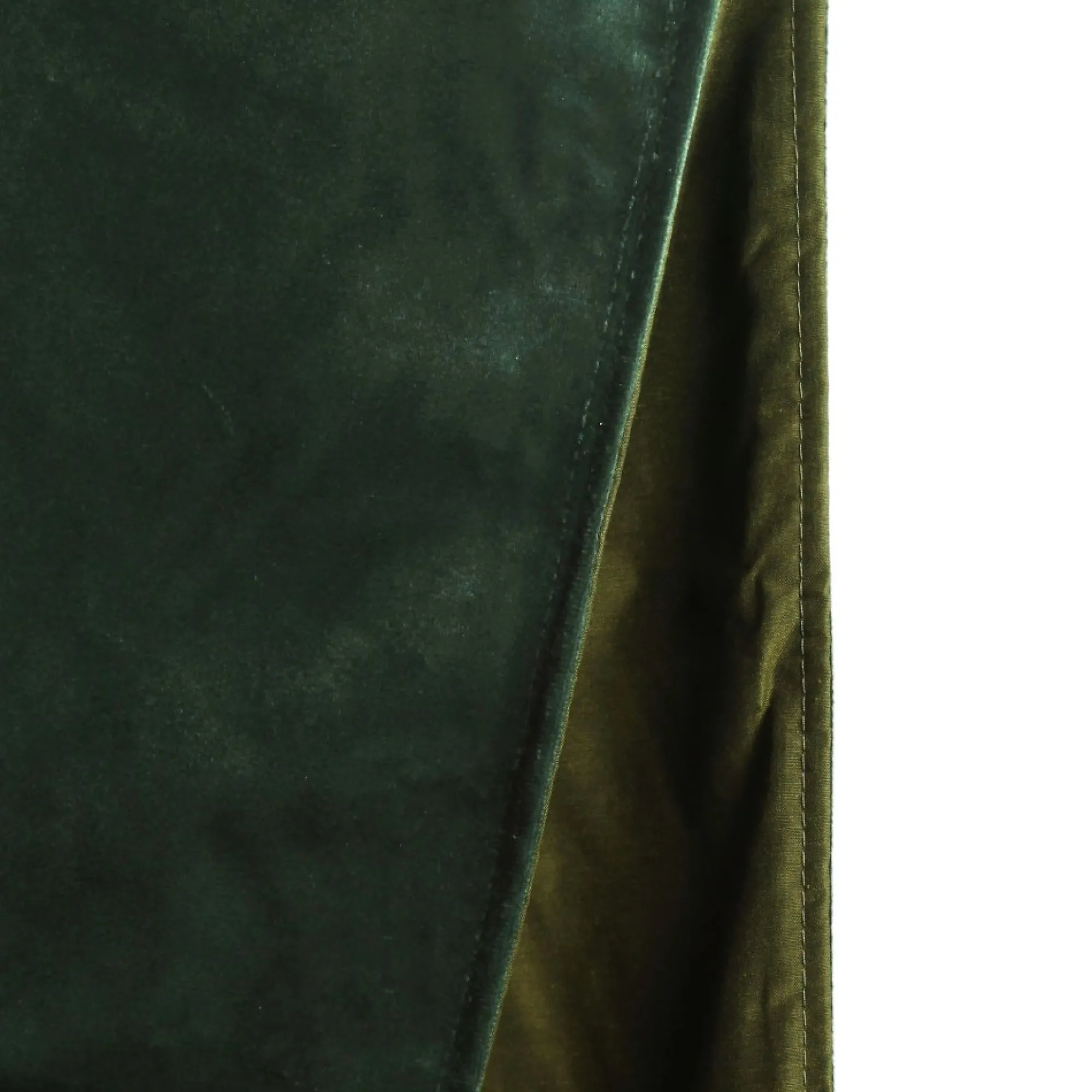 Deluxe Forest Green Velvet Lined Table Runner Flash Sale