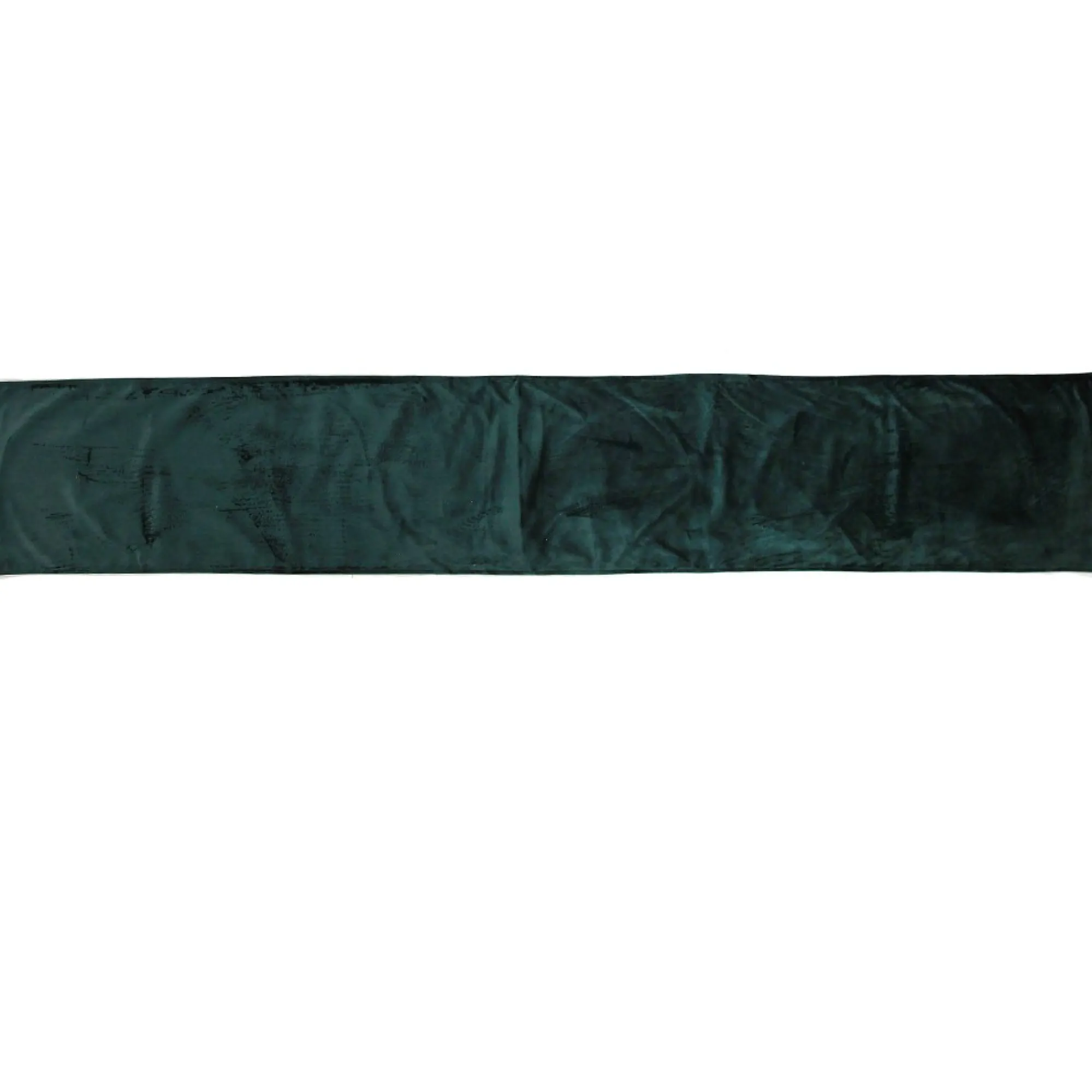 Deluxe Forest Green Velvet Lined Table Runner Flash Sale
