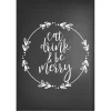 Eat Drink and Be Merry Poster Print Cheap