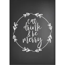 Eat Drink and Be Merry Poster Print Cheap
