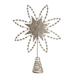 Elegant Metal and Jewel Tree Topper Best Sale