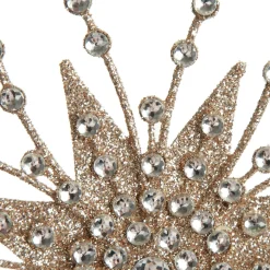 Elegant Metal and Jewel Tree Topper Best Sale